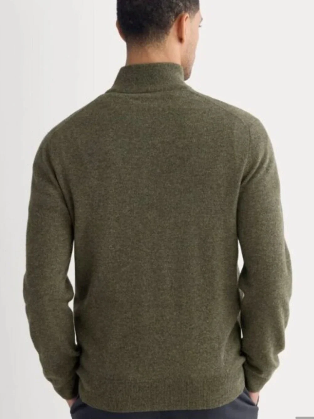 🆕EVERLANE The Cashmere Quarter-Zip Sweater